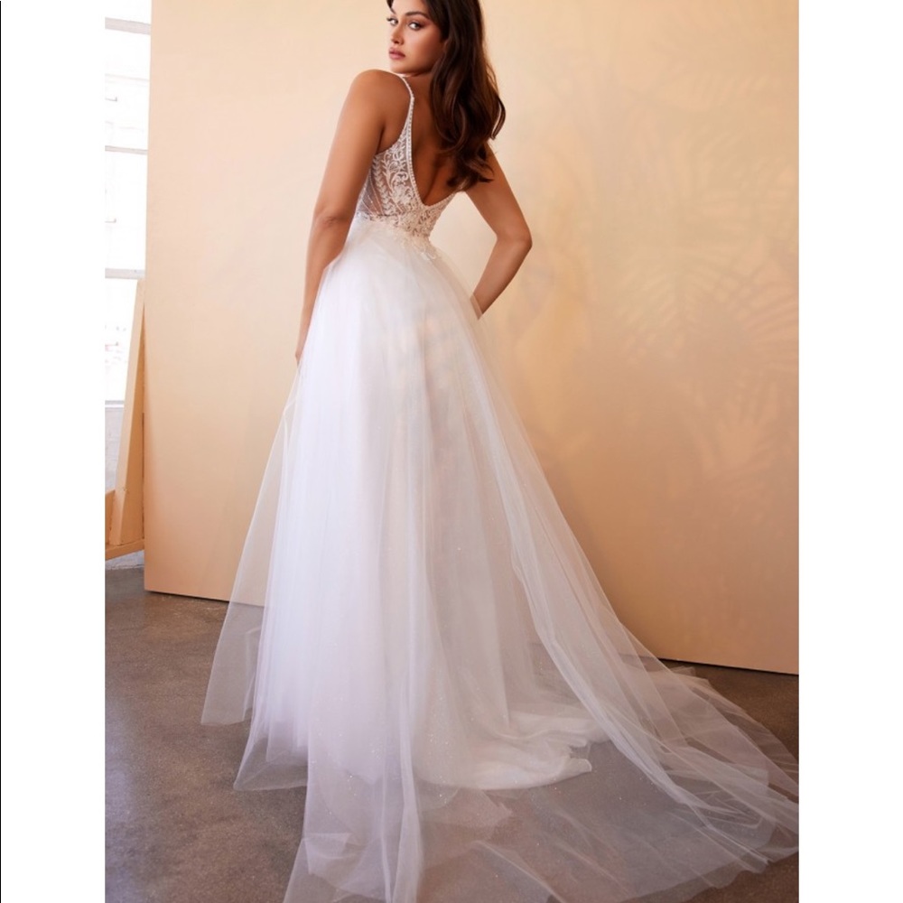 Layered Tulle A-Line Bridal Gown